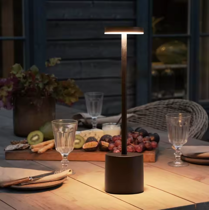 Obsidian Touch Lamp