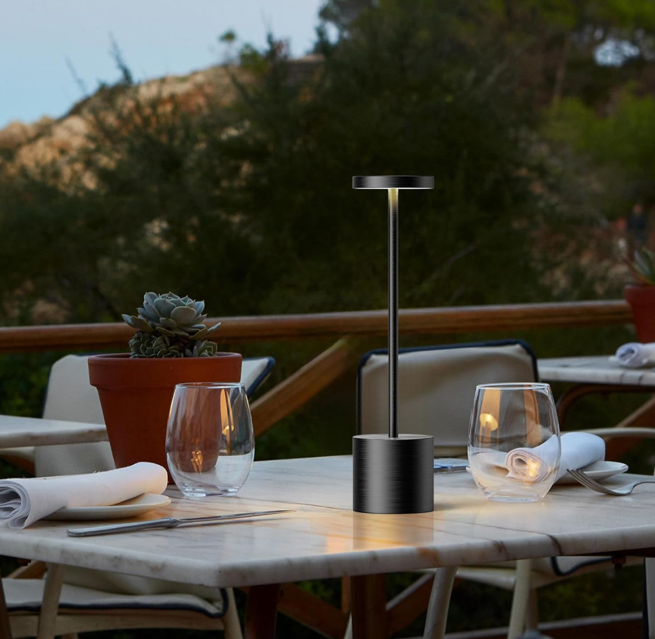 Obsidian Touch Lamp